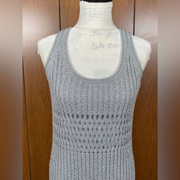 SIMKHAI Open-Stitch Fringe Maxi Dress size S - Picture 8 of 15